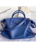 Givenchy Medium Antigona Soft Bag in Smooth Leather Blue 2020