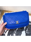 Chanel Small Quilting Lambskin Chain Flap Bag AS0138 Royal Blue 2019