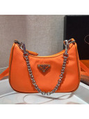 Prada Re-Edition Nylon Mini Shoulder Bag 1TT122 Orange 2021