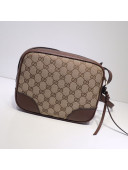 Gucci GG Canvas Camera Bag 387360 Dark Brown 2021