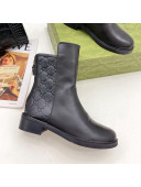 Gucci Leather Ankle Boots 4cm Black 2021 28