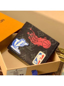 Louis Vuitton LV x NBA Multiple Wallet M80624 Black 2021