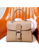 Delvaux Brillant MM Rodéo Grainy Calfskin Bag Camel 2020