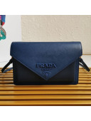 Prada Saffiano Leather Mini Bag 1BP020 Navy Blue 2020