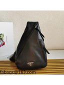 Prada Leather Messenger and Leather Backpack 2VZ092 Black 2021