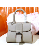 Delvaux Brillant Mini Rodéo in Grained Calfskin Bag Dove Grey 2020