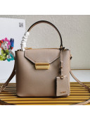 Prada Saffiano Leather Bucket Bag 1BN012 Beige 2020