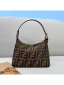 Fendi Mini FF Hobo Bag Brown 2020