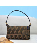 Fendi Small FF Hobo Bag Brown 2020