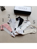 Gucci Cotton Short Socks 05 2021