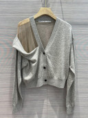 Alexander Wang Wool Cardigan AWC021911 Grey 2022