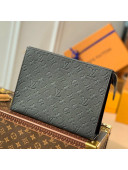 Louis Vuitton Pochette Toilette 26 Pouch in Monogram Leather M45665 Black 2021