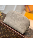 Louis Vuitton Cosmetic Pouch PM in Monogram Leather M69414 Beige 2021