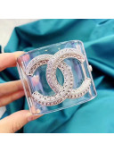 Chanel Resin Crystal CC Cuff Bracelet 03 2019