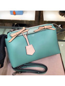 Fendi Regular By The Way Boston Bag In Green/Pink Leather 2018