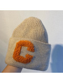 Celine Knit Hat Beige 2021 05