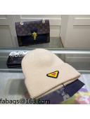 Prada Wool Knit Hat Beige 2021 110588