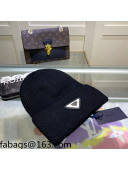 Prada Wool Knit Hat Black 2021 110591