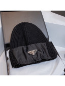 Prada Knit Hat Black 2021 06