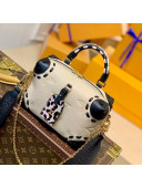 Louis Vuitton Petite Malle Souple Bag with Leopard Print M58518 White For 2021 Wild at Heart 