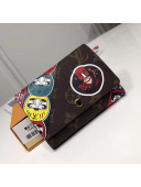 Louis Vuitton Kabuki Monogram Canvas Victorine Wallet 2017