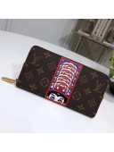 Louis Vuitton Kabuki Monogram Canvas Zippy Wallet M67258 2017