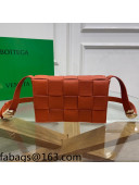 Bottega Veneta Cassette Small Bag in Maxi Grained Calfskin Maple Brown 2021