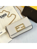 Fendi Leather Wallet on Chain with Pouch/Mini Bag 8521 White 2021