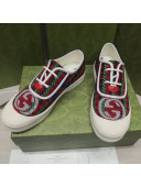 Gucci Houndstooth Sneakers Green/Red 35 2021