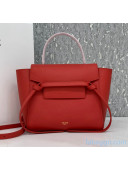 Celine Nano Belt Bag In Grained Calfskin Red 2020