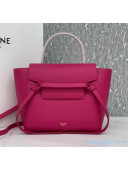 Celine Nano Belt Bag In Grained Calfskin Rosy 2020