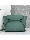 Celine Nano Belt Bag In Grained Calfskin Green 03 2020