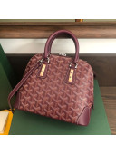 Goyard Vendome Top Handle Bag 020206 Burgundy 2021