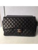 Chanel Quilting Lambskin Classic Clutch Bag A57650 Black 2018