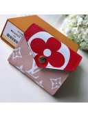 Louis Vuitton Giant Monogram Zoe Wallet M67641 Red/Pink