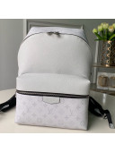 Louis Vuitton Discovery Monogram Leather Backpack PM M30232 White 2019