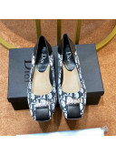 Dior J'Adior D Flat Ballet in Black Oblique Canvas 2019 