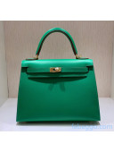 Hermes Kelly 25/28/32cm Bag in Original Epsom Leather Bamboo/Gold Hardware 2020  (Half-Handmand) 