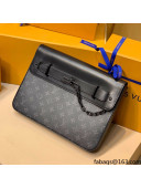 Louis Vuitton Pochette Steamer Pouch in Monogram Canvas Black M80107 2021