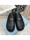 Prada Leather Mules Black 2022 032452