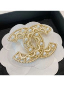 Chanel Pearl CC Brooch AB5866 2021