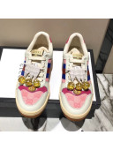 Gucci Screener Sneaker with Cherries White/Pink 2019