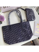 Goyard Mini Saint Louis Bag Deep Blue