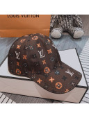 Louis Vuitton Monogram Canvas Baseball Hat Brown 07 2020