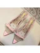 Valentino Mesh & TPU Slingback Pump Pink 2020