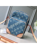 Louis Vuitton x Supreme Men's Monogram Denim Crossboday Bag M45236 Denim Blue 2018