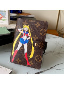 Louis Vuitton Small Ring Agenda Notebook Cover in Sailor Moon Print Monogram Canvas 2021