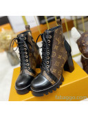 Louis Vuitton Star Trail Monogram Lace-up Ankle Short Boot 1A2Y7P 2020