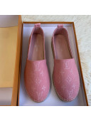 Louis Vuitton Starboard Monogram Demin Flat Espadrilles Pink 2019  