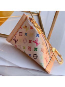 Louis Vuitton Colored Monogram Key Holder and Coin Purse M58029 White 